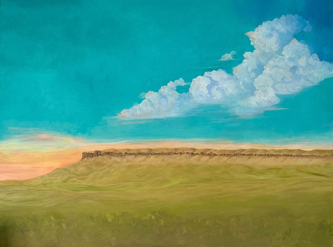 This Land on Indian Creek - Montana Landscape Montana Painting